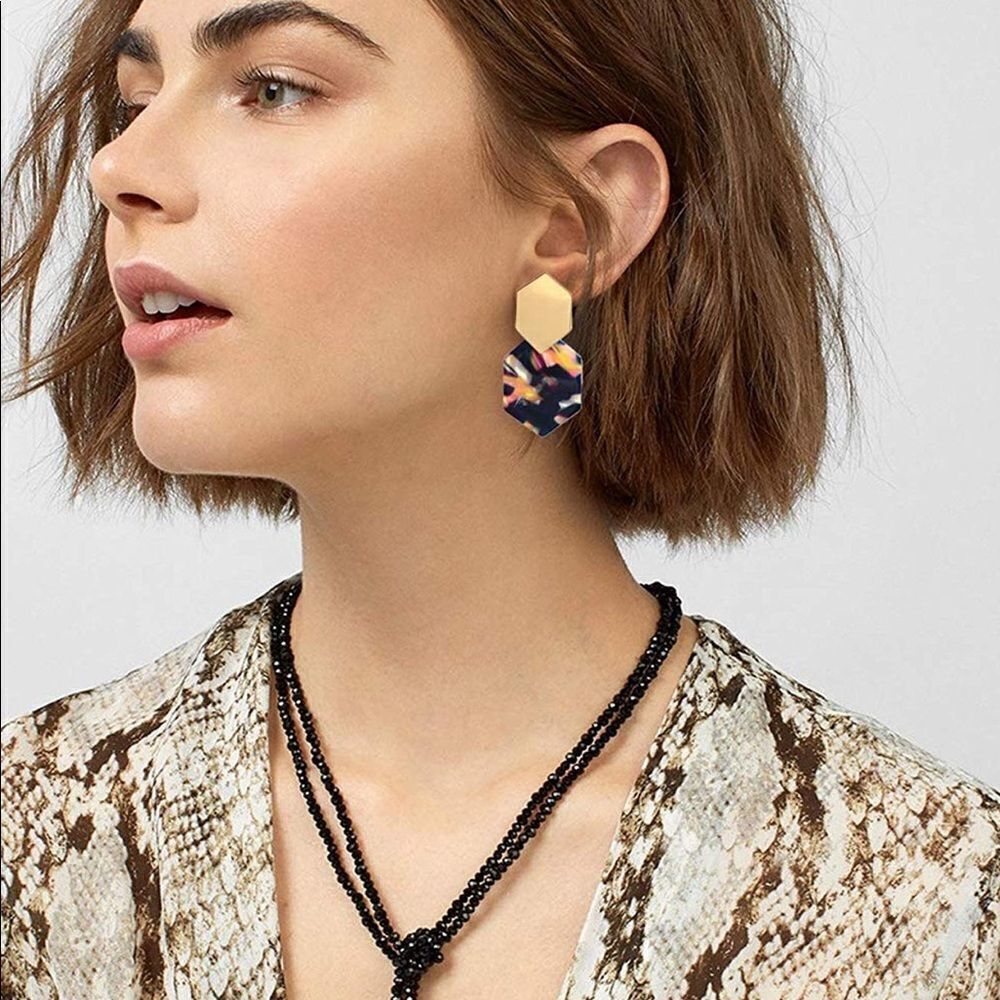 ✨HP✨Resin Acrylic Dangle Earrings✨